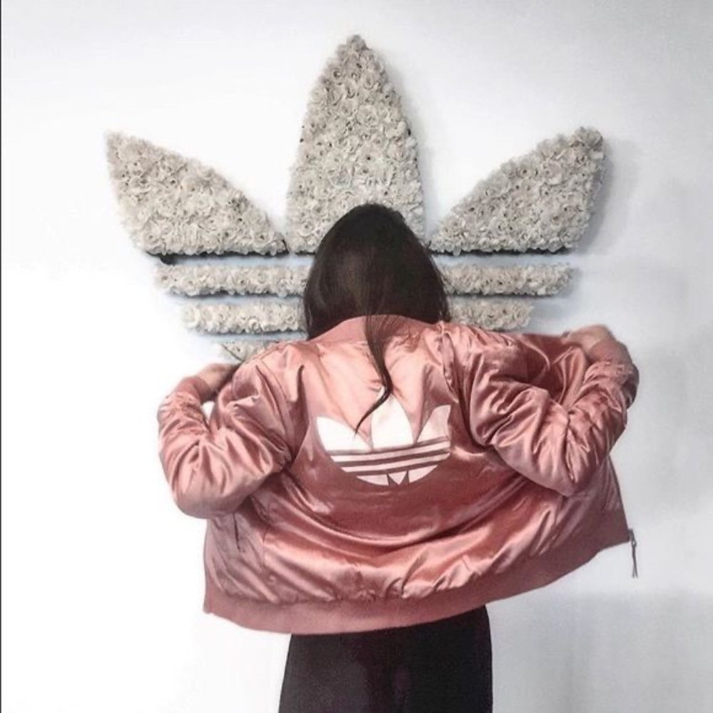 Adidas Mauve Silk Jacket LIMITED EDITION